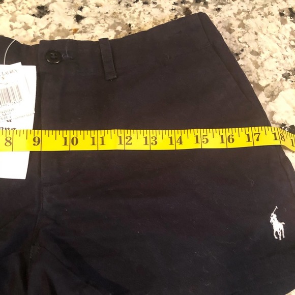 RALPH LAUREN SPORT Navy Khaki Chino Shorts 2 NWT - Picture 8 of 10